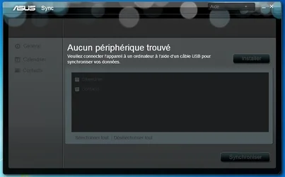 $ASUS sync No device connection screen.webp
